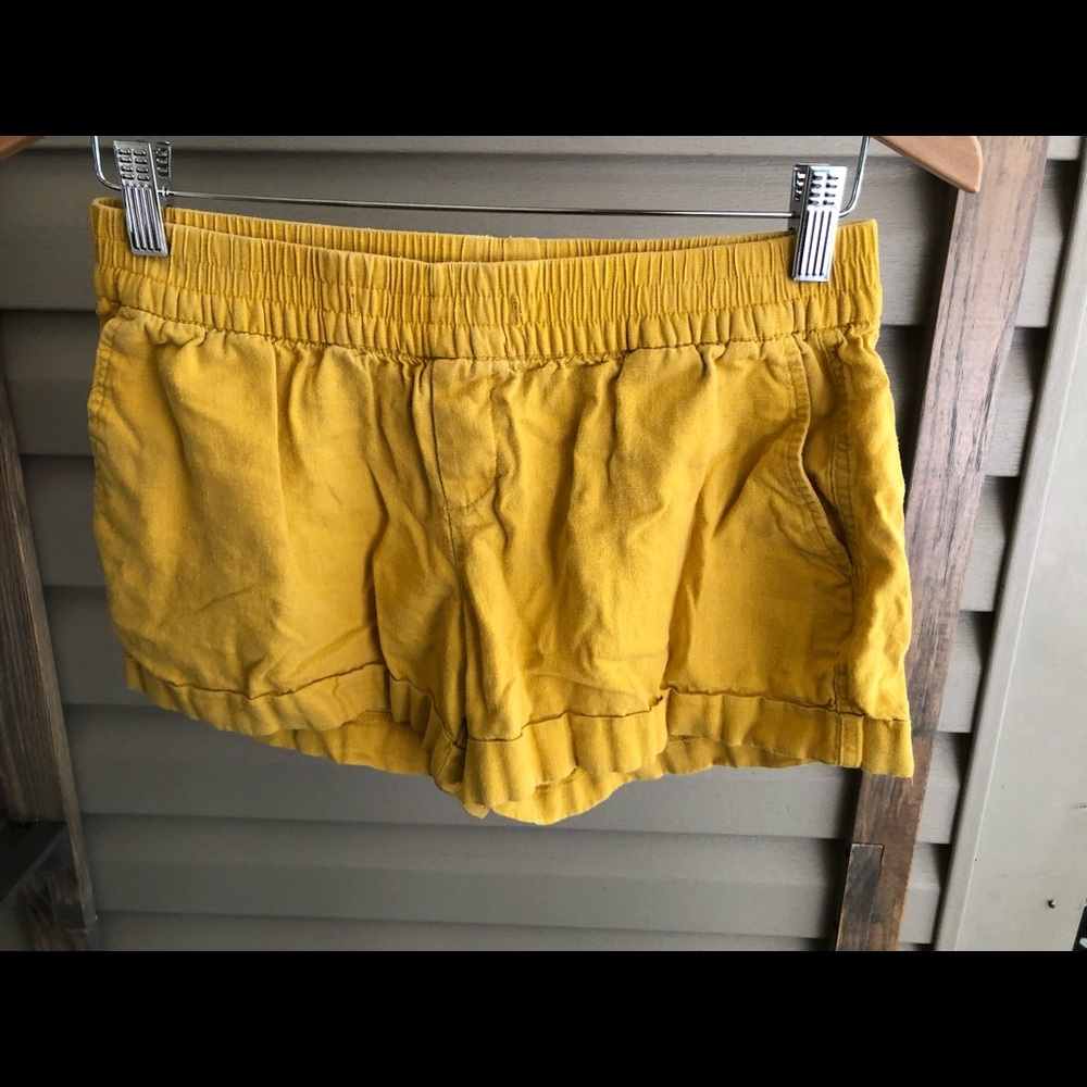Yellow shorts